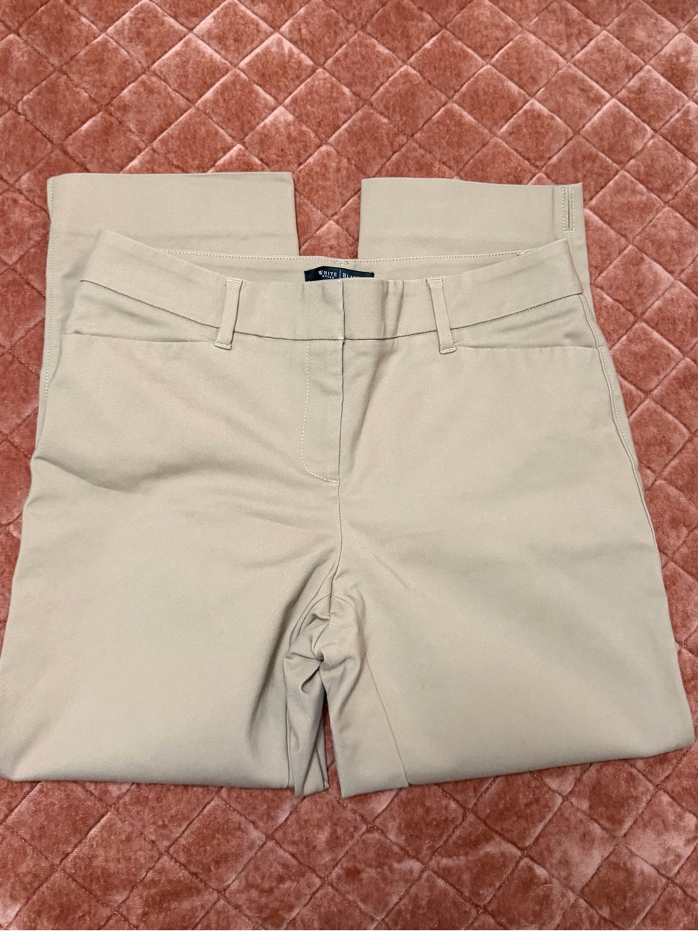 White House Black Market Tan Chinos - Slim Dress Pants size 4 crop